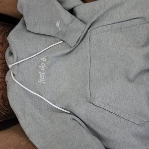 Washed but never worn Nike gray hoodie